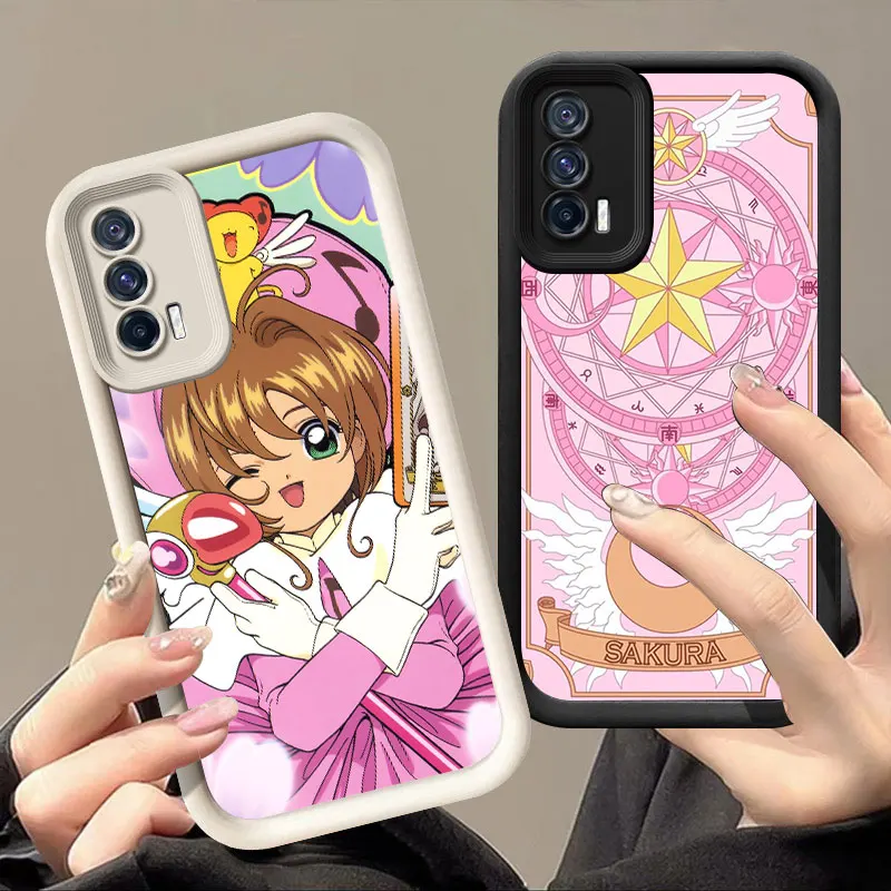 CardCaptor Sakura Anime Phone Case For VIVO V30 X80 X90 X100 Pro V29E V30E V40 Y75 Y78 Y100 5G Y02 Y17 Y22 Y76 S Y03 Y21 Y27 Y28