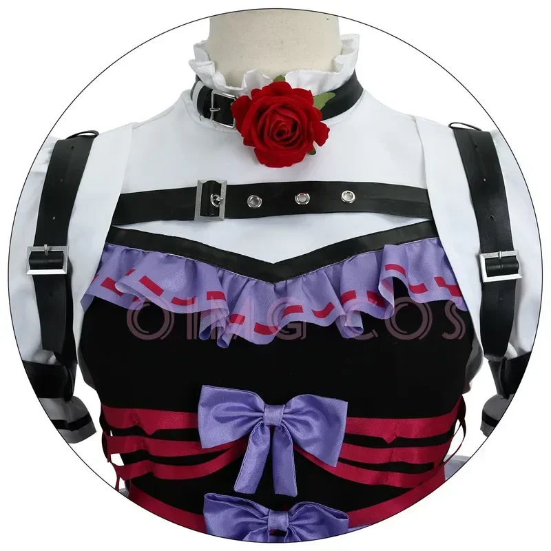 Identity 5 Gardener Emma Woods Cosplay Costume Adult Carnival  Anime Uniform Wig Halloween Party  Masquerade Costumes Women Game view 2