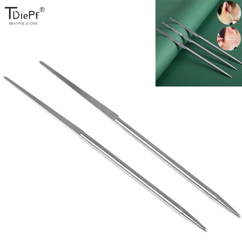 TDiePf Ear Scraper Ear Hair Scraper Stainless Steel Cloud Knife Ear Wax Removal Tool Ear Picking Tool Ear Scoop Ear ShavingTool