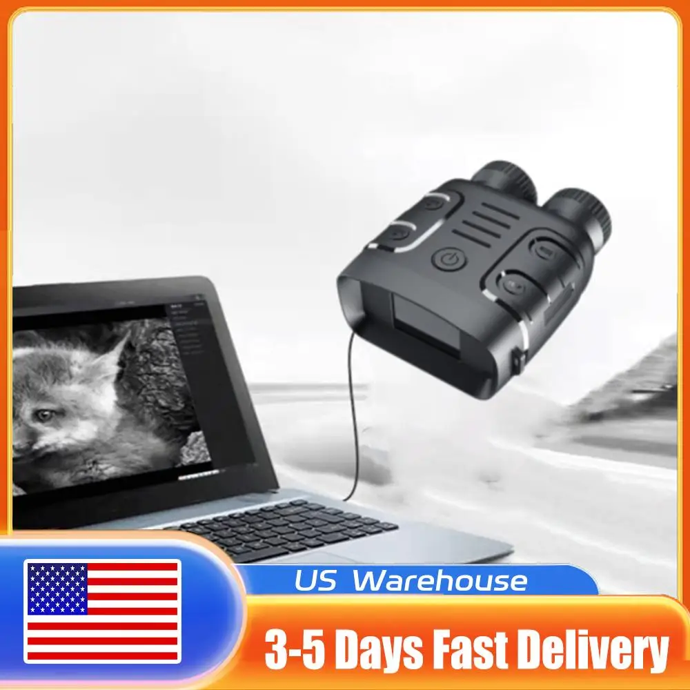 

Цифровые ночные бинокли HD 1080P с 2,4-дюймовым экраном, инфракрасные бинокли, дальность обзора в полной темноте 300 м для кемпинга и путешествий на открытом воздухе