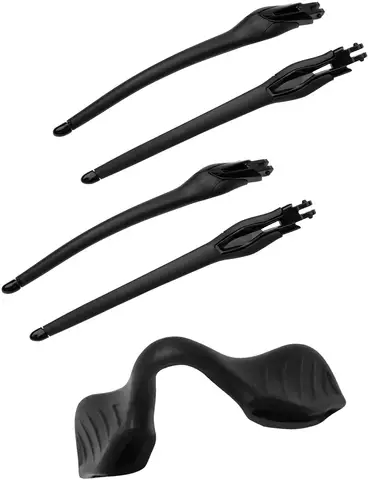 Glintbay 교체 선글라스, 오클리 레이더 EV 경로 OO9208 용, 신전 암 및 노즈패드, 2 세트