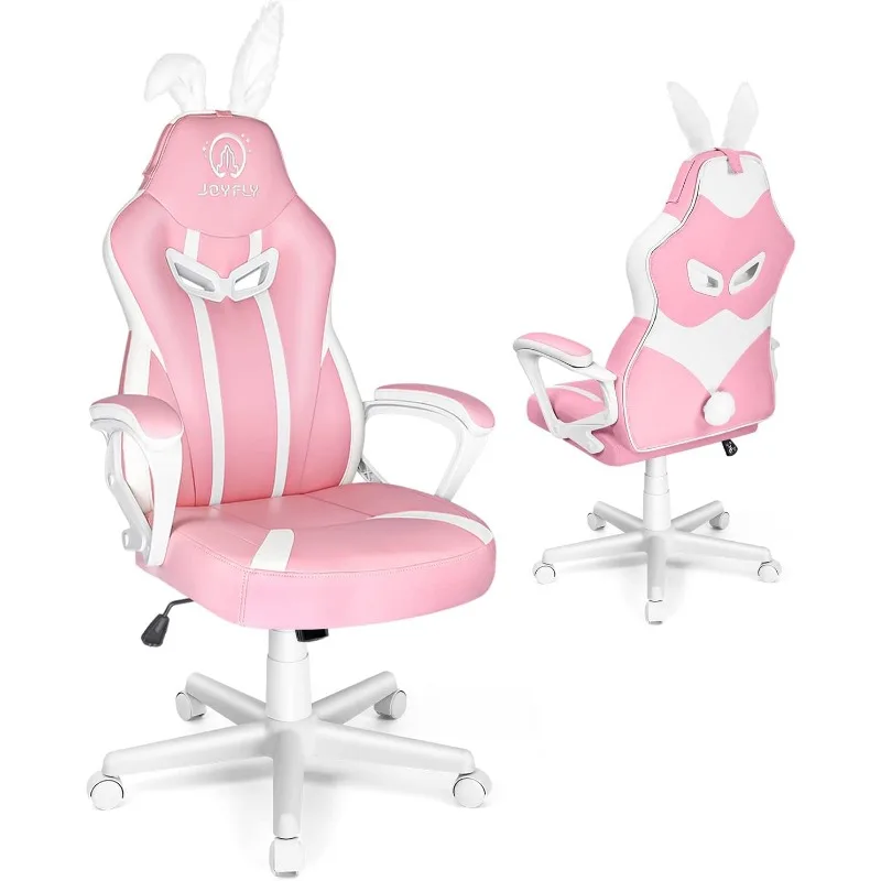 

Pink Gaming Chair for Kids, Gamer Chair for Teens Adults Computer Chair for Video Game Chairs Silla Gamer Ergonomic PC