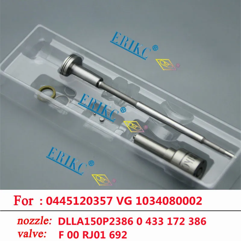 

ERIKC 0445120357 Repair Kit F 00R J03 545 Nozzle DLLA150P2386 (0 433 172 386) Valve F00R J01 692 For VG 1034080002