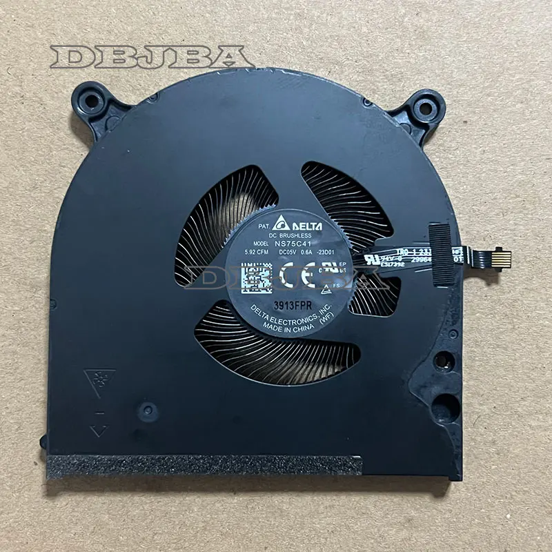 

Вентилятор охлаждения процессора ноутбука для Dell XPS 16 9640 NS75C41-23D01 0F966V 023.100VQ.0001 5 В 0,6 А