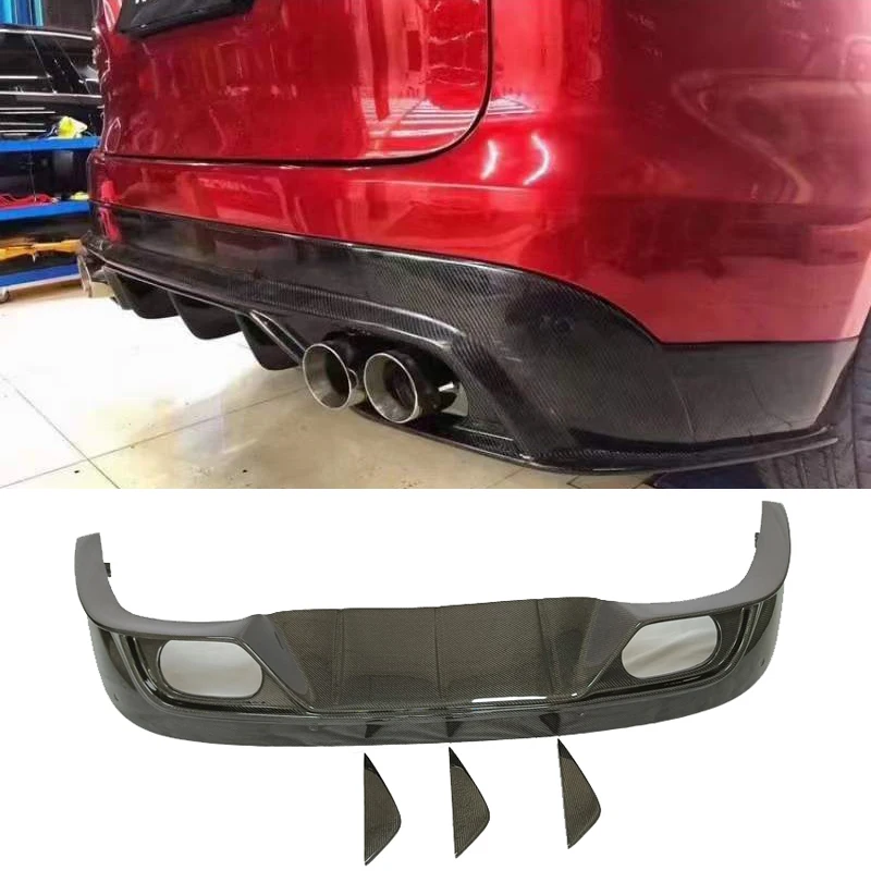 F-PACE carbon fiber rear bumper lip   diffuser body kits for Jaguar F-Pace