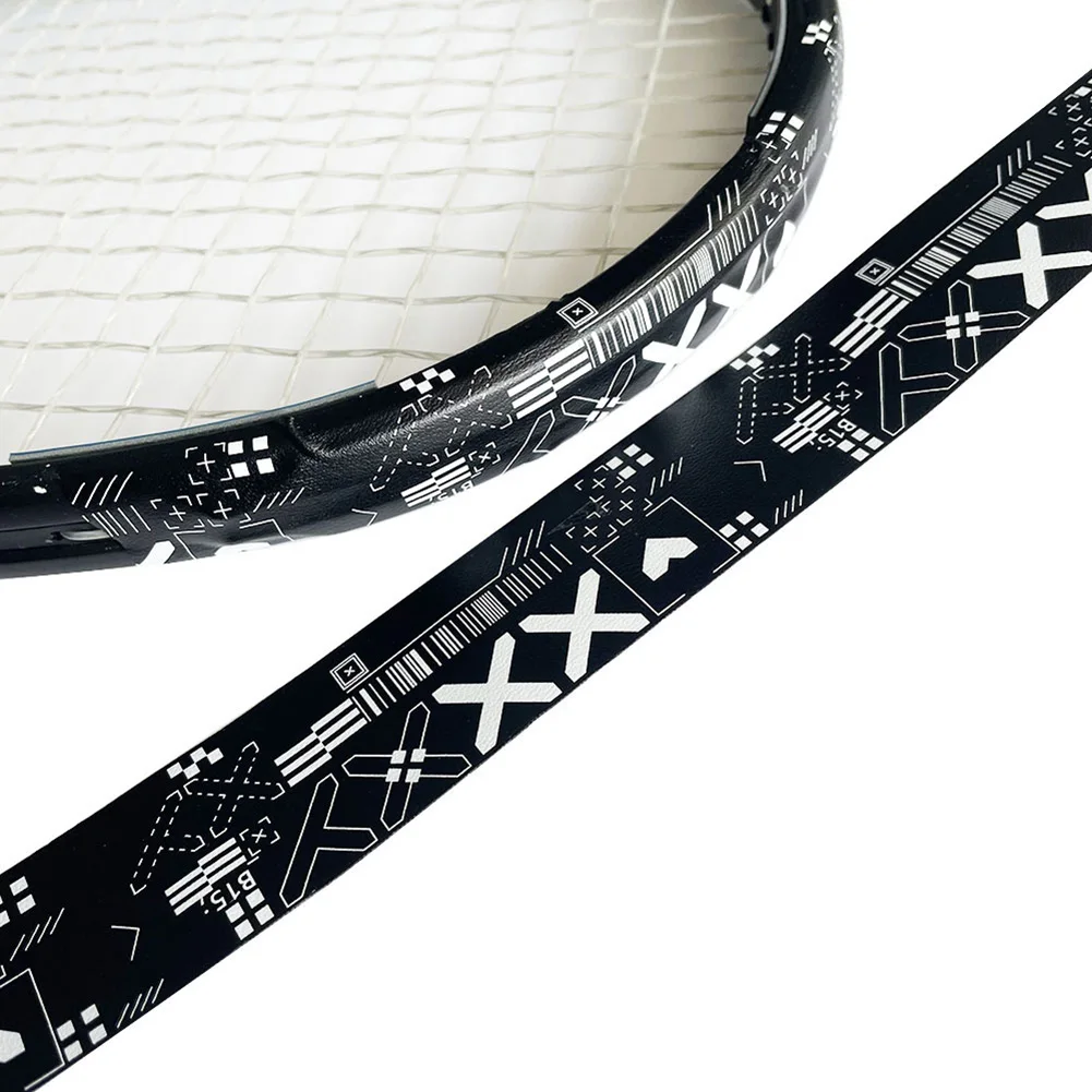

Tape Stickers 500cm Black White Head Protection Pickleball Racquet Tapes Portable Transparent For Beach Pickleball