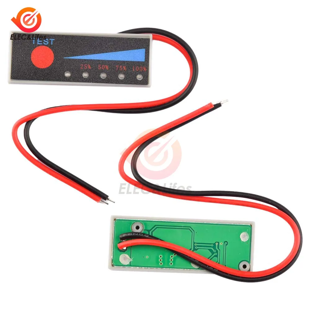 1S 2S 3S 4S 5S 6S 7S 3,7V-29,4V Lithium-Batterie Li-po Li-Ion Kapazität Anzeige Bord Power Display Lade Ladung LED Tester