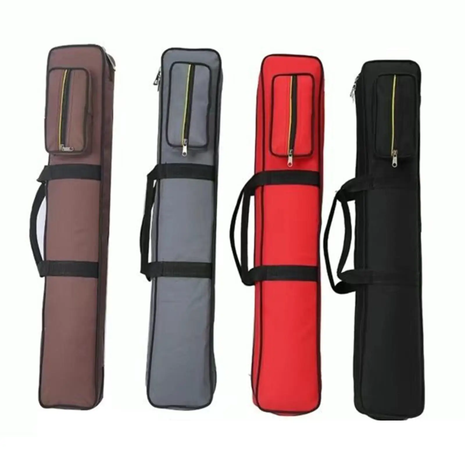 

Pool Cue Case with External Pocket Compact Anti Scratch Snooker Billiard Cue Cases Protector Pool Cue Pouch Billiards Supplies