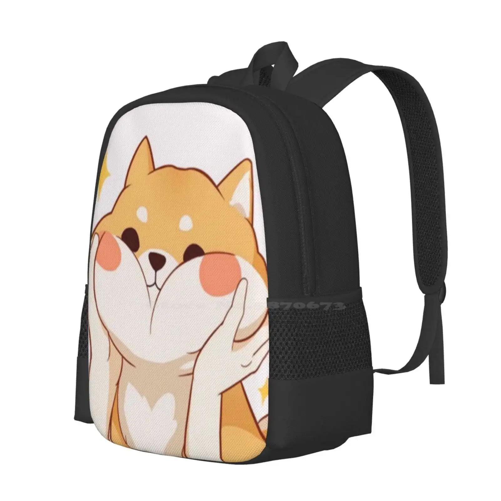 Kawaii Shiba Inu Backpacks For School Teenagers Girls Travel Bags Kawaii Anime Aesthetic Cute Animal Shiba Inu Dog Tumblr