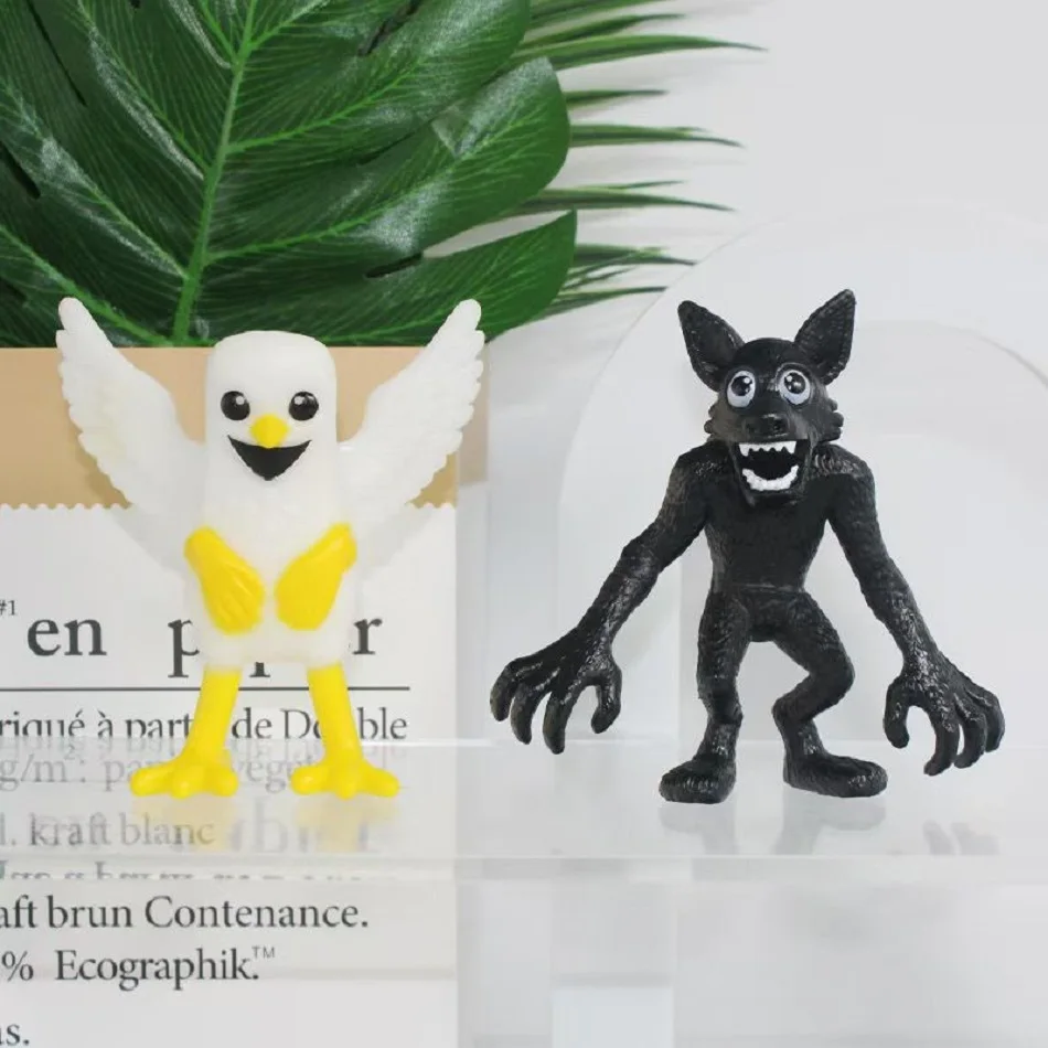 10 قطعة/المجموعة 99 ليال في الغابة أرقام أرقام تمثال البومة الماعز الذئب الغزلان 99 ليال في الغابة تمثال الحاضر لعبة الهدايا