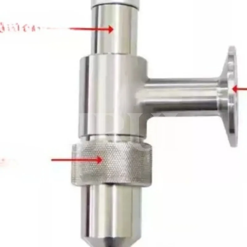 304 Stainless Steel Anti-Drip Filling Head Chuck Straight Head Pneumatic Filling Machine Accessories Discharge Nozzle