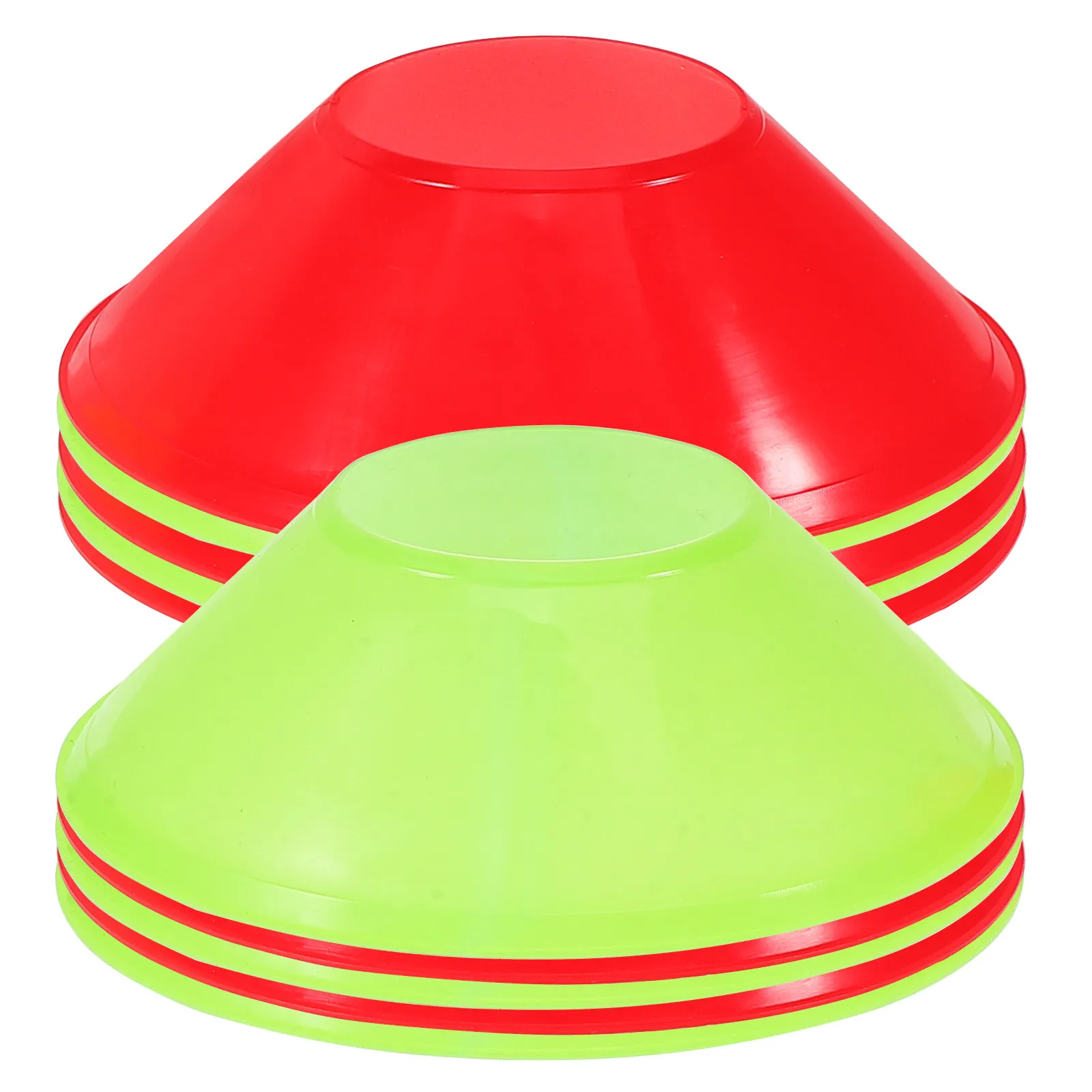 20Pcs Compact Mini Soccer Disc Cones Enhanced Reaction Training Cones for Football Basketball Skating Agility Drills Field