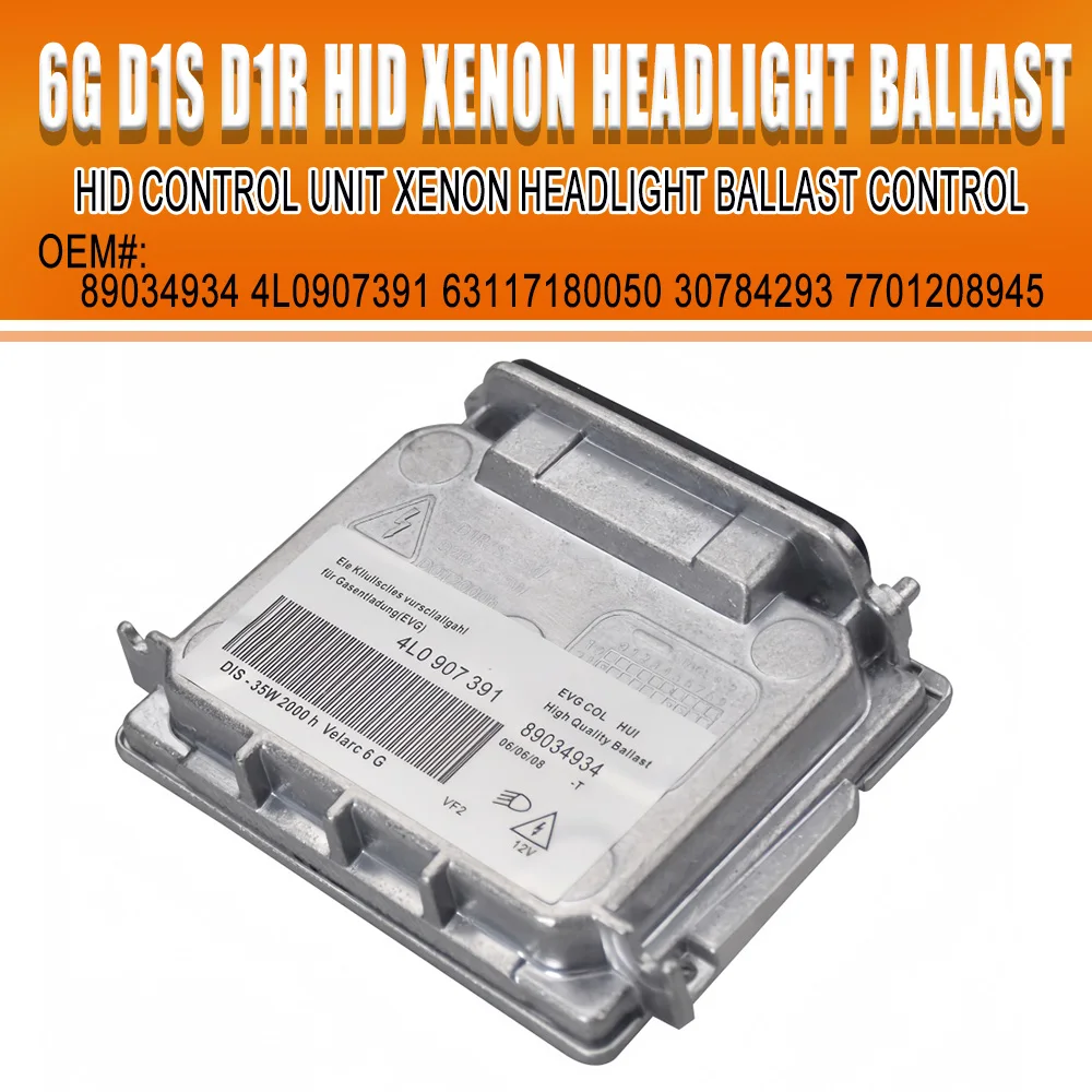 

New 6G D1S Headlamp Ballast for HID Control Unit Xenon Headlight Ballast Control 63117180050 For BMW 1 Series 2007-2010