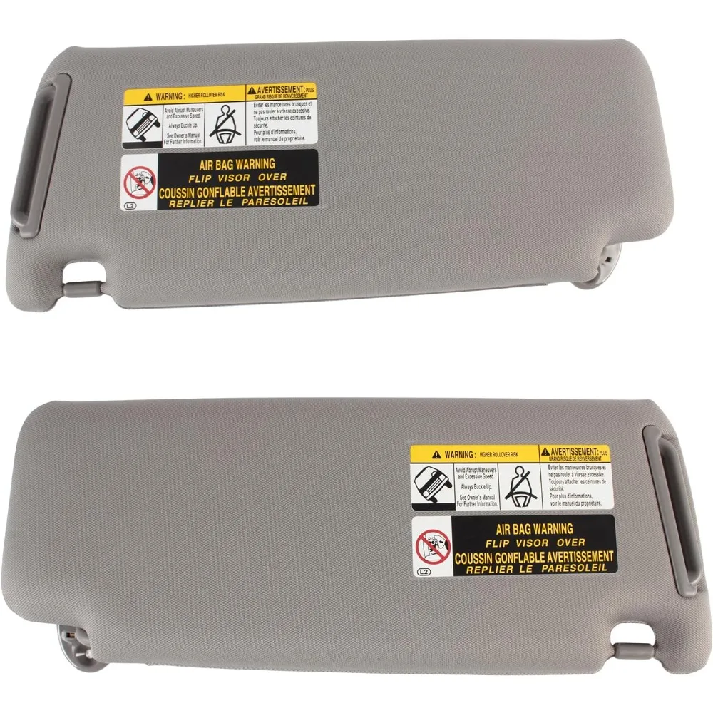 حاجب من الشمس على الجانب الأيسر للسائق لسيارة Toyota 4RUNNER 2010 11 12 13 14 15 16 17 18 19 20 21 22 2023 74320-35A91-B1 مع ضوء