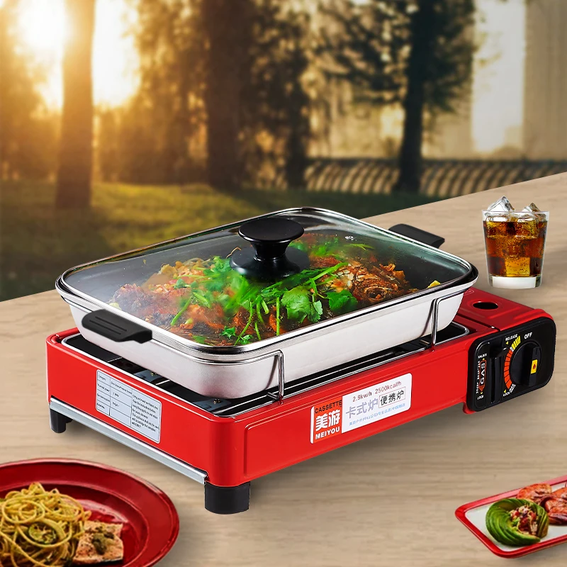 

Portable gas grill Smokeless outdoor household stove Liquefied gas Korean grill Cassette grill Fish stove Commercial