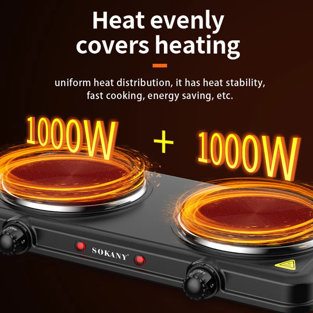 2000W 고출력 듀얼 포트 전기 스토브 가정용 쿠커 - Hot Pot Portable Dual 리뷰 및 가격