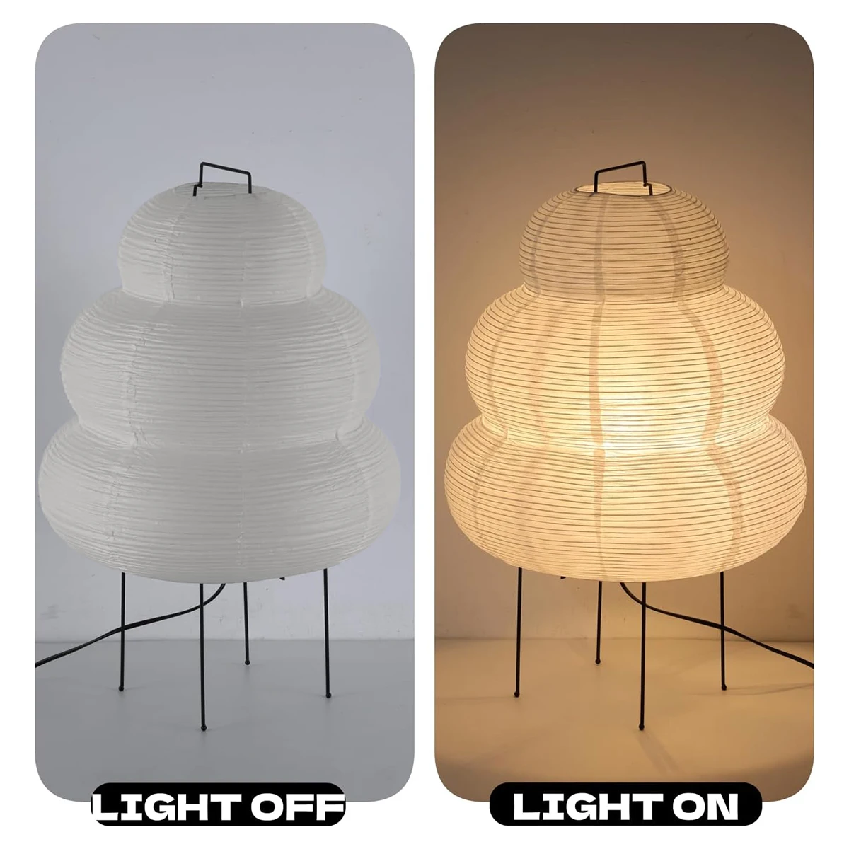 Lámpara de escritorio de papel de arroz japonés, estilo UE/EE. UU., lámpara de escritorio de papel de arroz, luz para el hogar, accesorios de iluminación para estudio y dormitorio, diseño decorativo