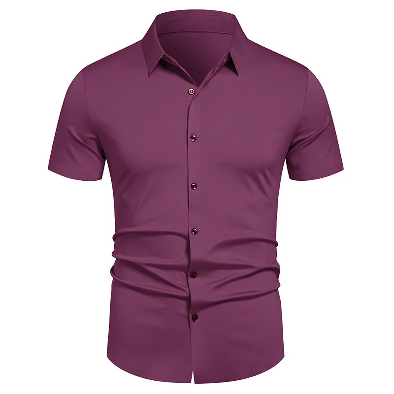 No Ironing Business Shirts Men - Men'S Fashion Color บทวิจารณ์และราคา