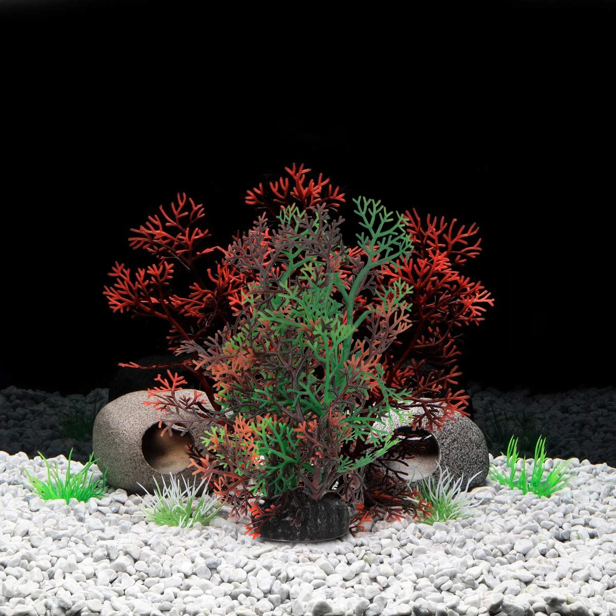 

2pcs Simulated Aquatic Grass Realistic 3D Fake Water Plants For Aquarium Decor Dense Foliage Stress-Reducing Underwater
