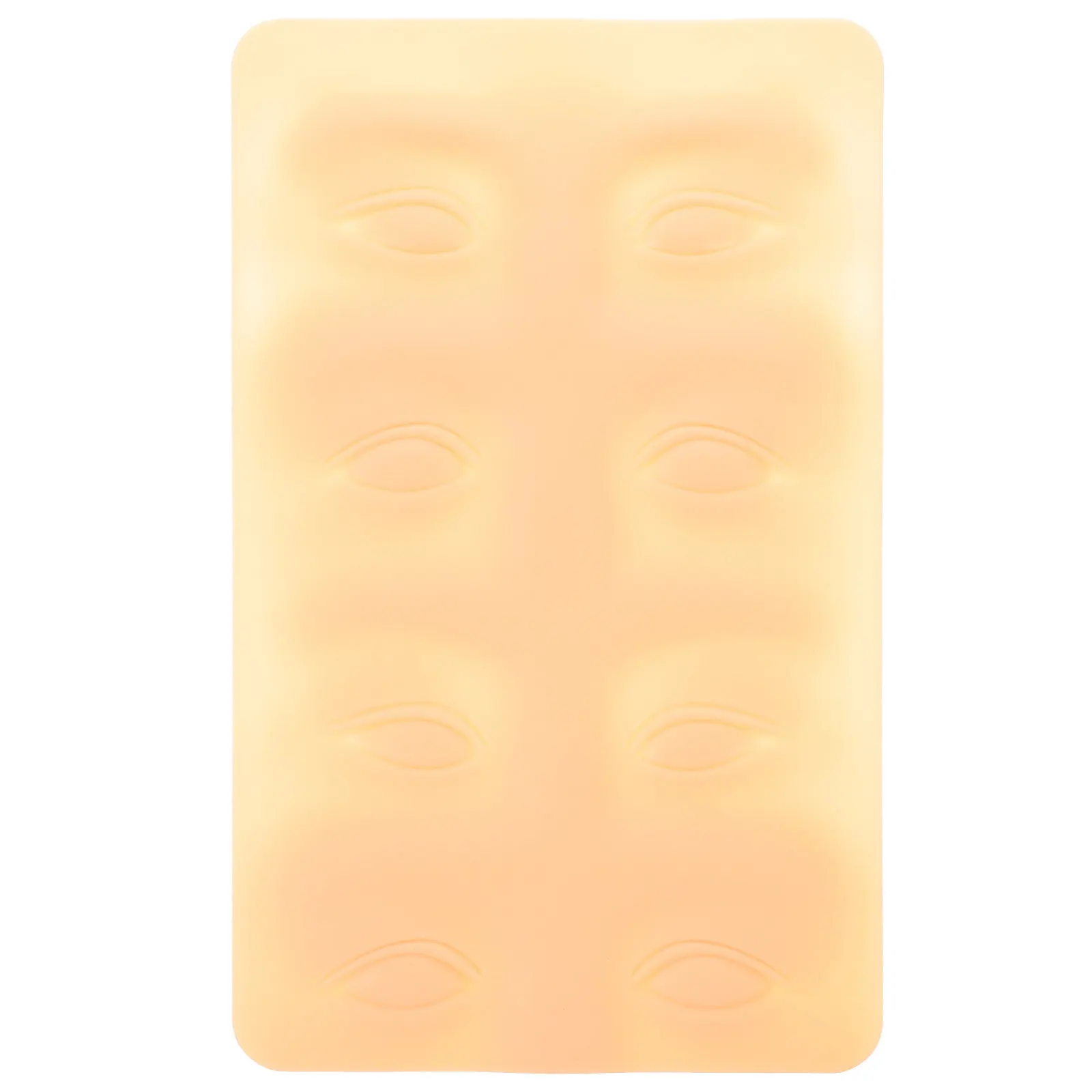 

3D Eyeliner Practice Skin Sheets for Makeup Artists Beginners Training Realistic Fake Skin Texture Professional Beauty