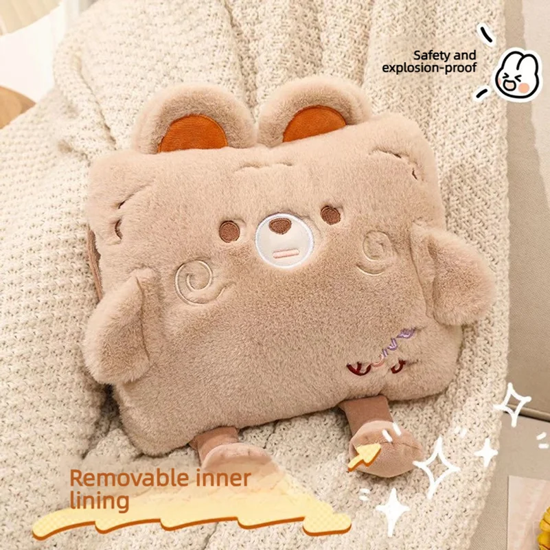 New hot water bag, water-filled hot water bag for hot compress, thickened and explosion-proof, suitable for women and babies