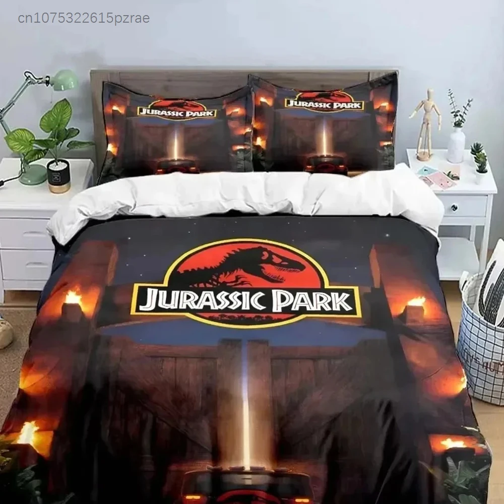 Fashion 3D Dinosaur J-Jurassic Park Print Bedding Sets Bed Supplies Set Duvet Cover Bed Comforter Set Bedding Set Luxury Gift