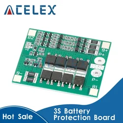 3S 25A Li-ion 18650 BMS PCM Battery Protection Board BMS PCM With Balance For li-ion Lipo Battery Cell Pack Module DIY