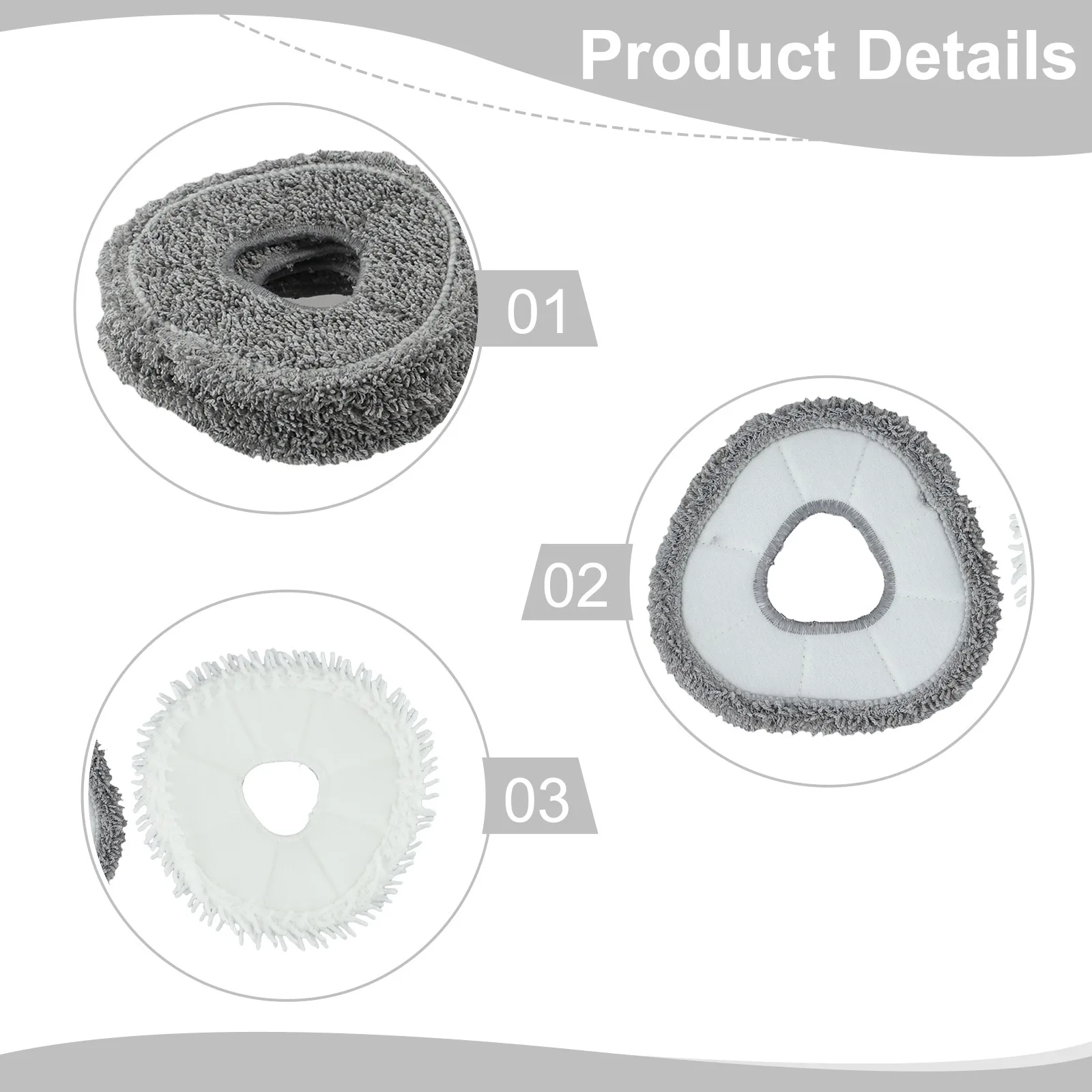 Cleaning Tasks Reusable Mop Cloth Robot Vacuum Cloth Reusable Cloth Cleaning Solution Compatibility Check Easy Maintenance
