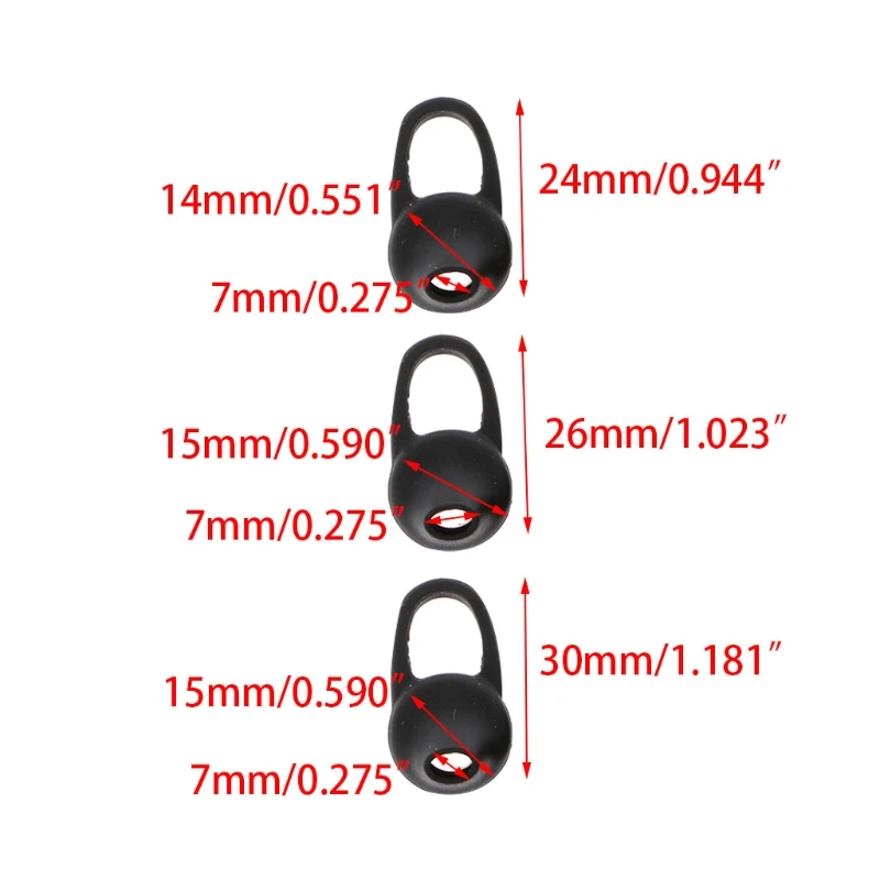 S/for M/L Silicone In-Ear Earbuds Eartips Headphone Tip Sound Isolating Design Environmentally Friendly Material Plug