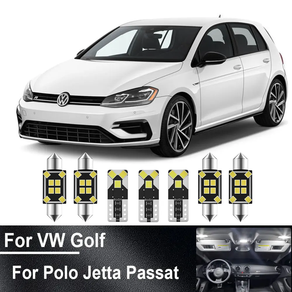 

Vehicle No Error LED Interior Light Kit For VW Volkswagen Golf Jetta 3 4 5 6 7 MK4 MK5 MK6 MK7 Passat B5 B6 B7 CC Polo 6R 6C 9N