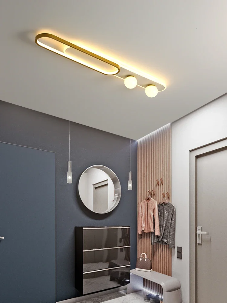 

2025 Nordic Minimalist LED Ceiling Lamp Is Used For Dining Room Bedroom Corridor Aisle White Dimmable Remote Control Home Decora