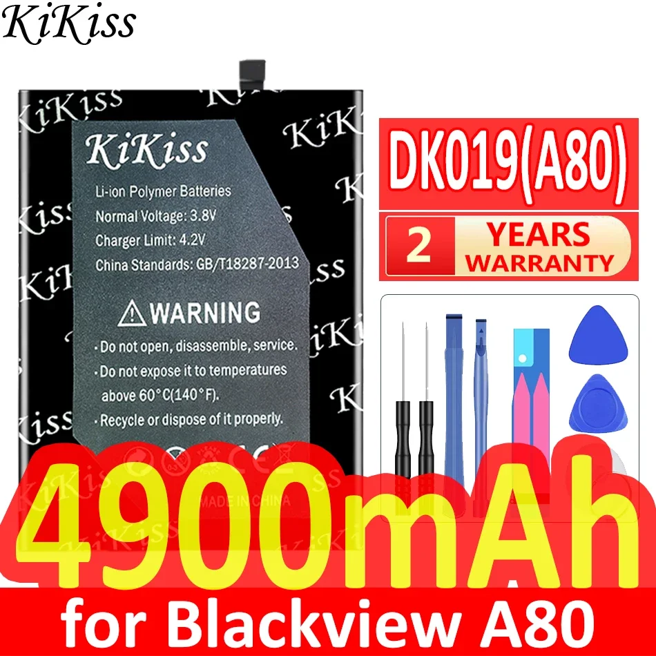 

Мощная батарея 4900mAh KiKiss DK019 (A80) для Blackview A80 A 80