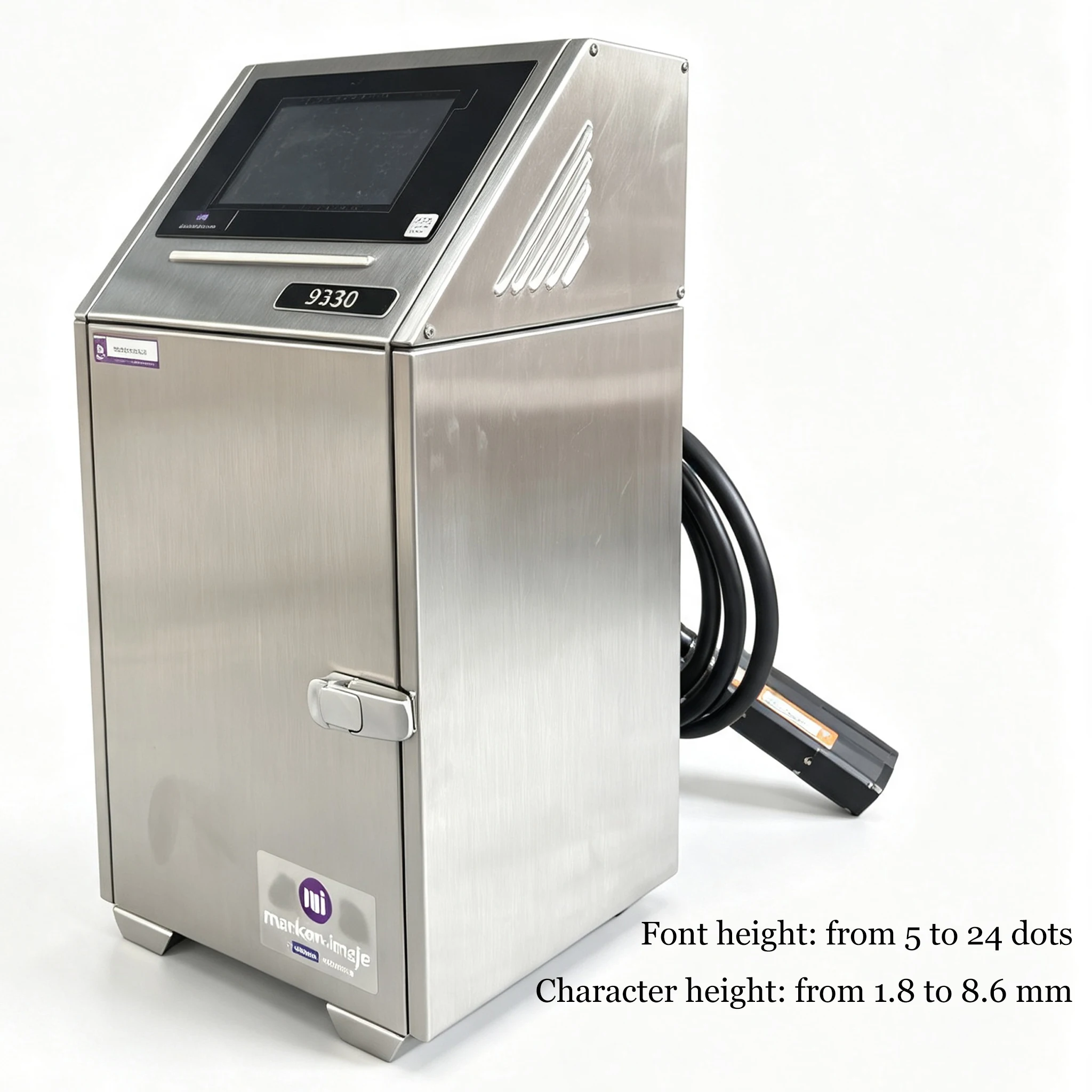 Industrial Jar Packing Line CIJ Inkjet Ptinter for Plastic & PVC Pipe Production Date Coding