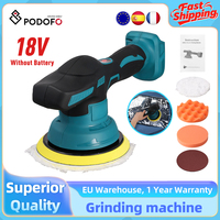 Podofo Electric Car Polisher 8 Speeds Multifunctional Adjustable Auto Electric Waxing Wood Polishing Machine for Grinding Rust