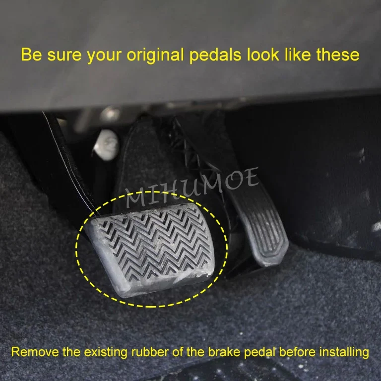 For Toyota RAV4 2013-2018 / Lexus NX 200t 300 300h 2015-2021 Stainless Steel Foot Brake Gas Accelerator Pedal Pad Cover Glove