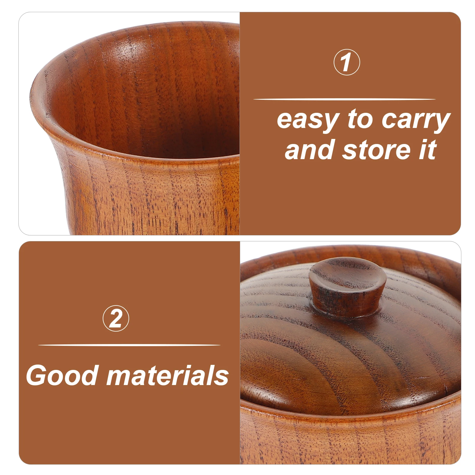 

1 Set Of Wooden Bowl Vintage Tureen Tea Cup Classical Chinese Teacup Set For Home Office Kung Fu Tea Ceremony Teaware