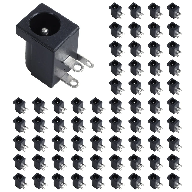 900 Pcs DC Power Jack Socket 2.1Mm X 5.5Mm Barrel-Type PCB Mount DC-005