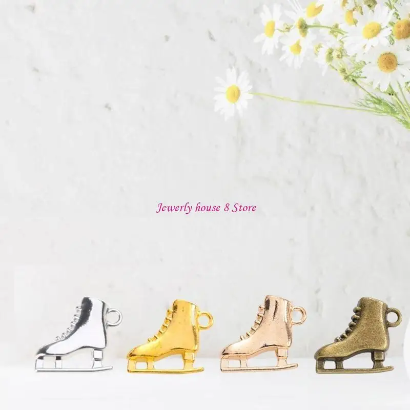 

30Pieces Creative DIY Jewelry Designs Charm Elegant Ice Skates Charm Adornments For Trendy DIY Jewelry Enthusiasts
