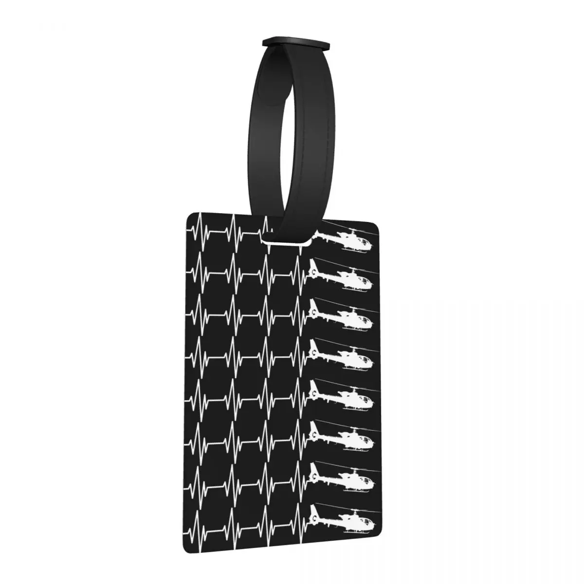 هليكوبتر نبضات القلب ث علامات الأمتعة حقيبة الملحقات السفر لطيف الأمتعة الصعود علامة التسمية حامل معرف اسم العنوان #1