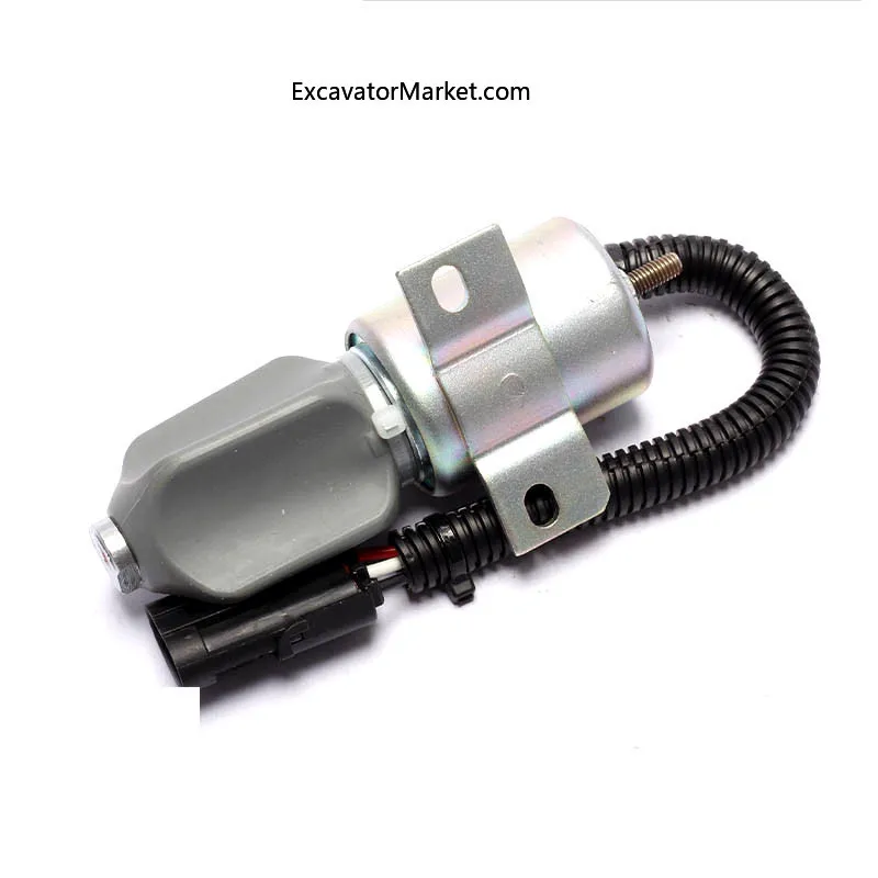 ForJCB 220 Volvo 120C/150/180 Excavator Accessories Shutdown Solenoid Valve 332/J5060 High Quality  12V 24V