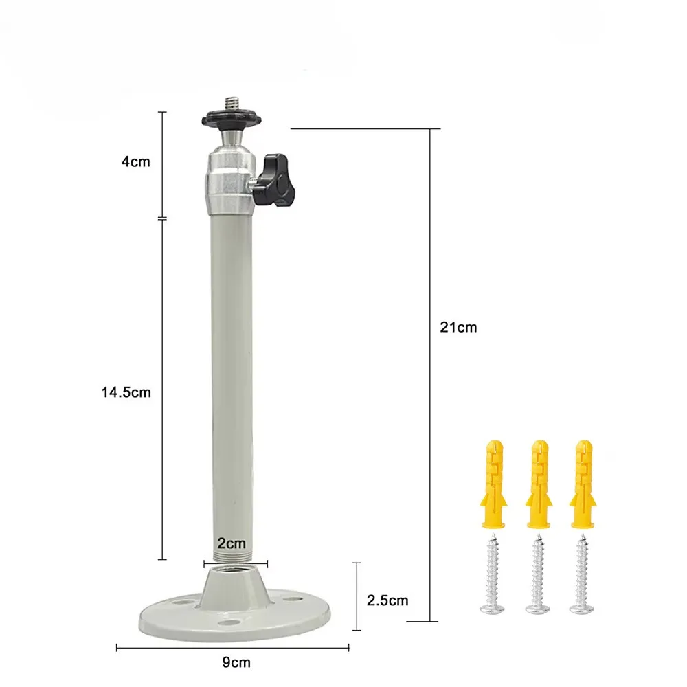 ProGaga 미니 프로젝터 홀더, 튼튼한 천장 스탠드, 회전식 DV 카메라 브래킷, 프로젝터 벽 브래킷, 6mm 스레드, 21cm