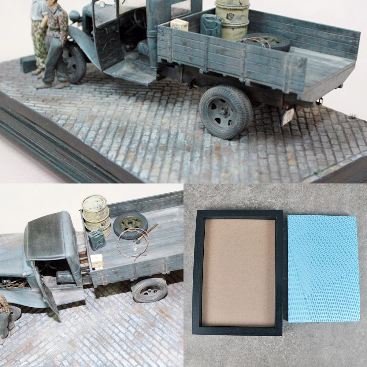 

Архитектурная модель для сборки, диорама, масштабный набор для моделирования, деревянная подставка для демонстрации, подставка для демонстрации танков, военной техники, бронетехники, масштаб 1/35