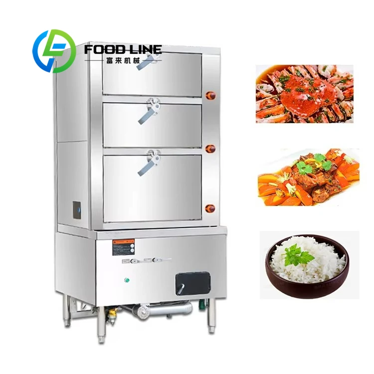 

Electric Smart Induction Steamer Cabinet Commercial Hotel Kitchen Equipment Industrial Large Food Steamer