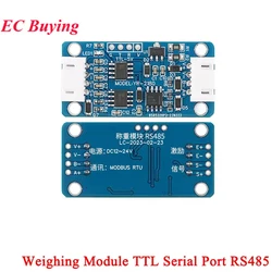 2Pc/1pc Electronic Scale Weighing Pressure Sensor Acquisition Modul Weight TTL Serial port RS485 Interface Modbus RTU Communicat