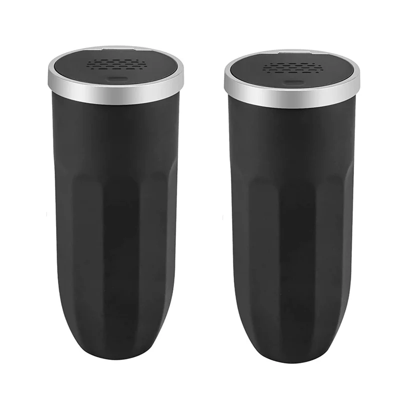 Car Trash Can, Car Aromatherapy Trash Can with Lid, Mini Car Trash Bin for Car, Home, Office, Kitchen, Bedroom, 2 Pack