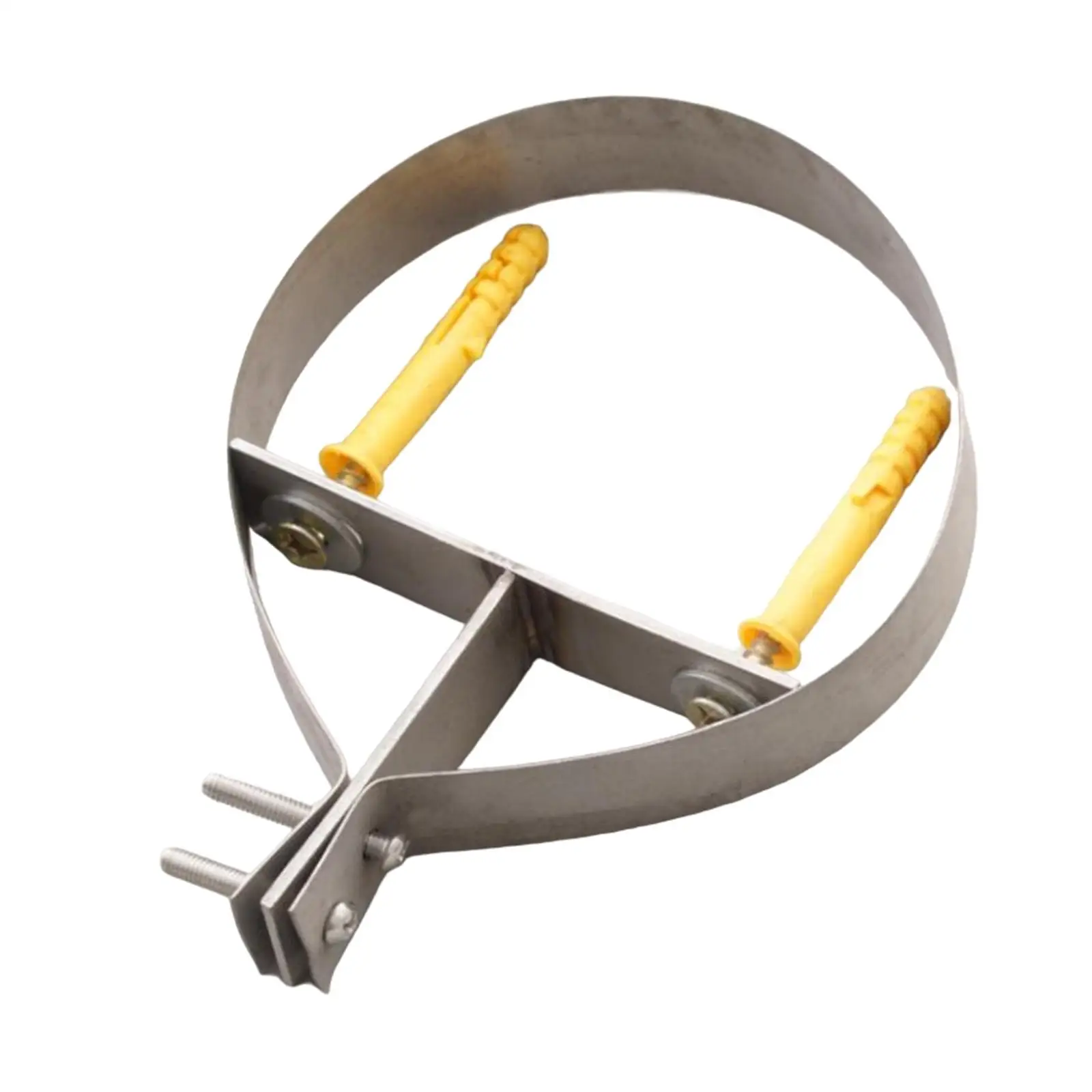 Adjustable Chimney Pipe Bracket Flue Liner Clamp Metal Holder for Stove Pipe Wall Hanger