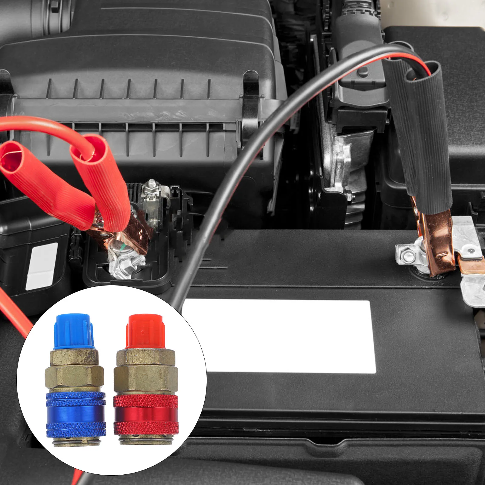 

Refrigerant Air Conditioning Fluoride Connector Copper Adapters Leak Proof Wide Compatibility Car AC Systems Refrigerant Kit