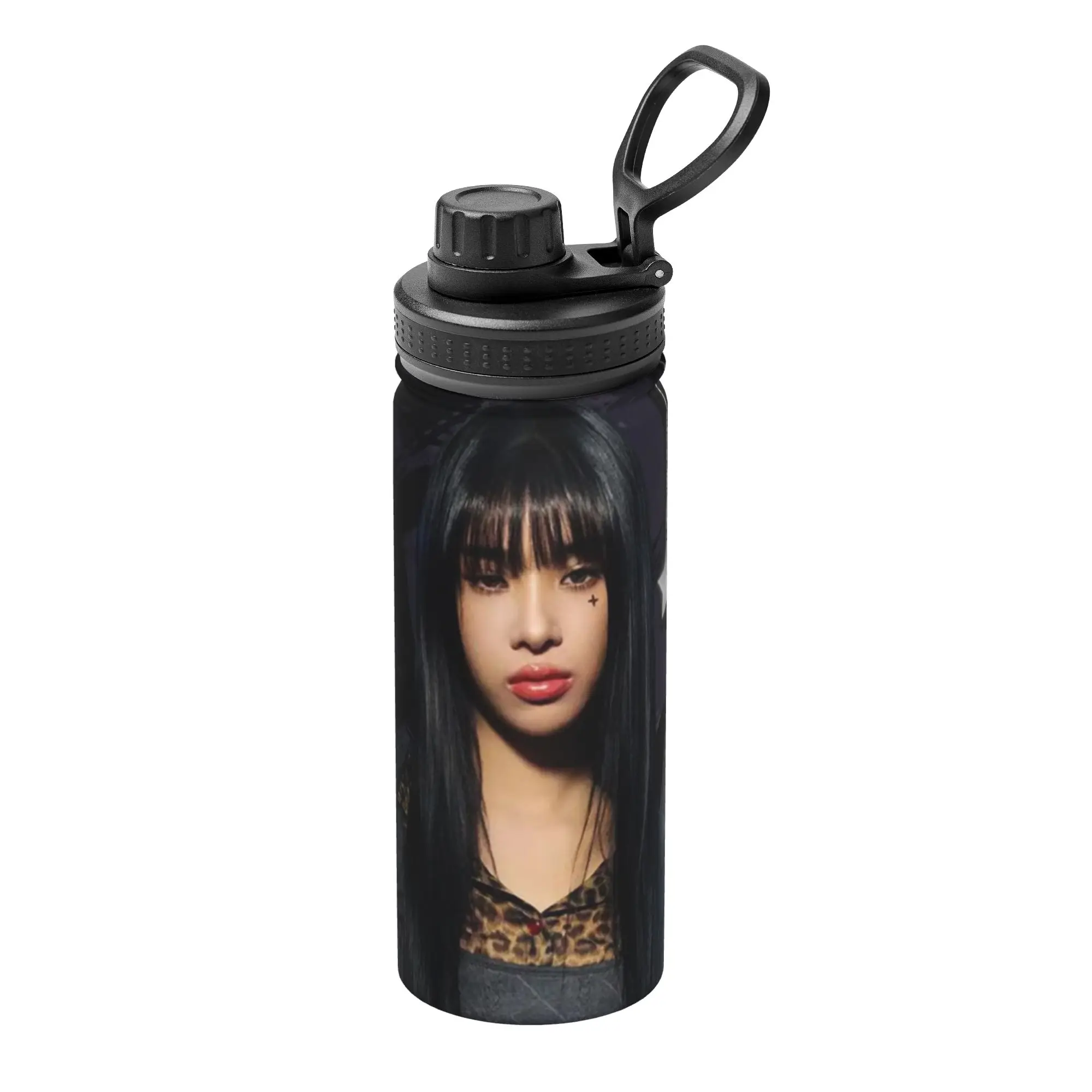 Katseyes Sophia Kpop Girl Group 18OZ Sports Insulated Kettle  Coffee Cups Vacuum Flask Double Wall Mug Spill Proof