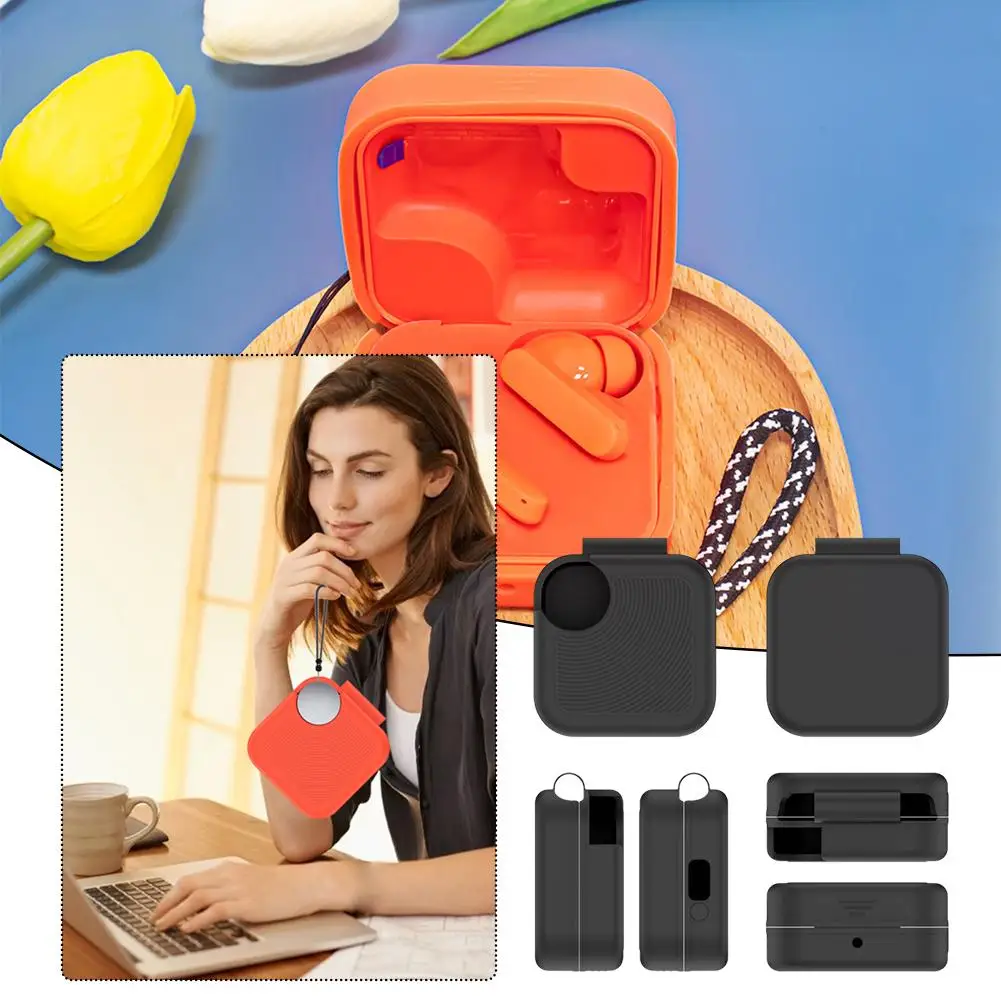 Funda protectora de silicona para auriculares inalámbricos por Bluetooth, adecuada para CMF Buds, prevención de polvo, antiimpacto, aspecto elegante, L7F1