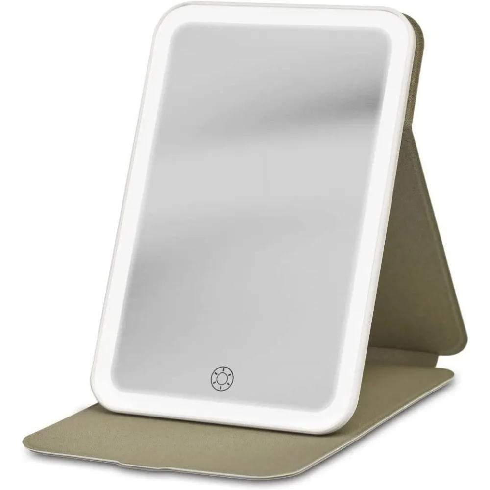 espejo-de-viaje-irrompible-con-luz-y-soporte-ajustable-bateria-recargable-blanca